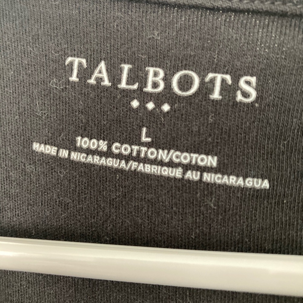 Talbots black top - Picture 3 of 4
